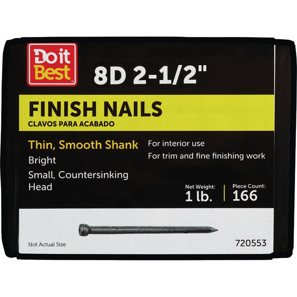 Do it 8d x 2-1/2 In. Bright Finishing Nails (196 Ct., 1 Lb.)  Image 1