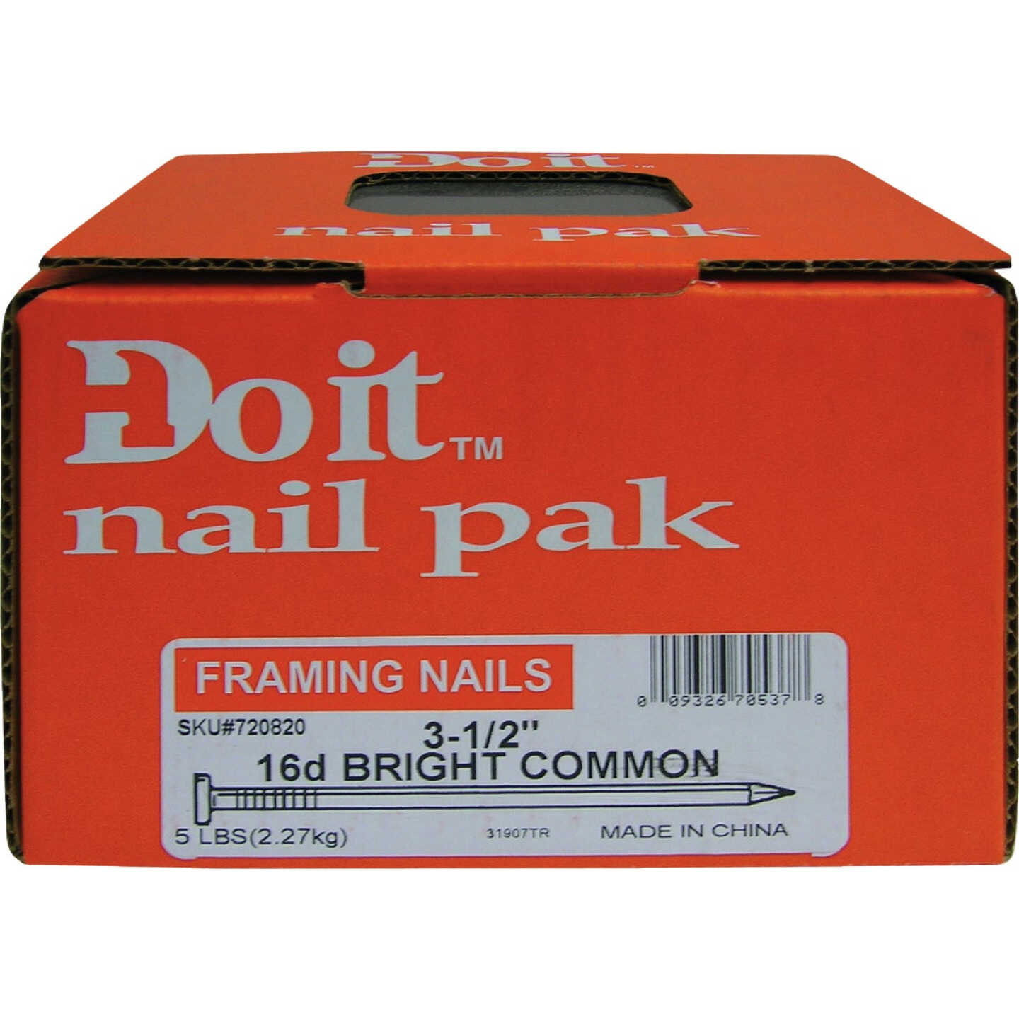 Do it 16d x 3-1/2 In. 8 ga Bright Common Nails (235 Ct., 5 Lb.) Image 2