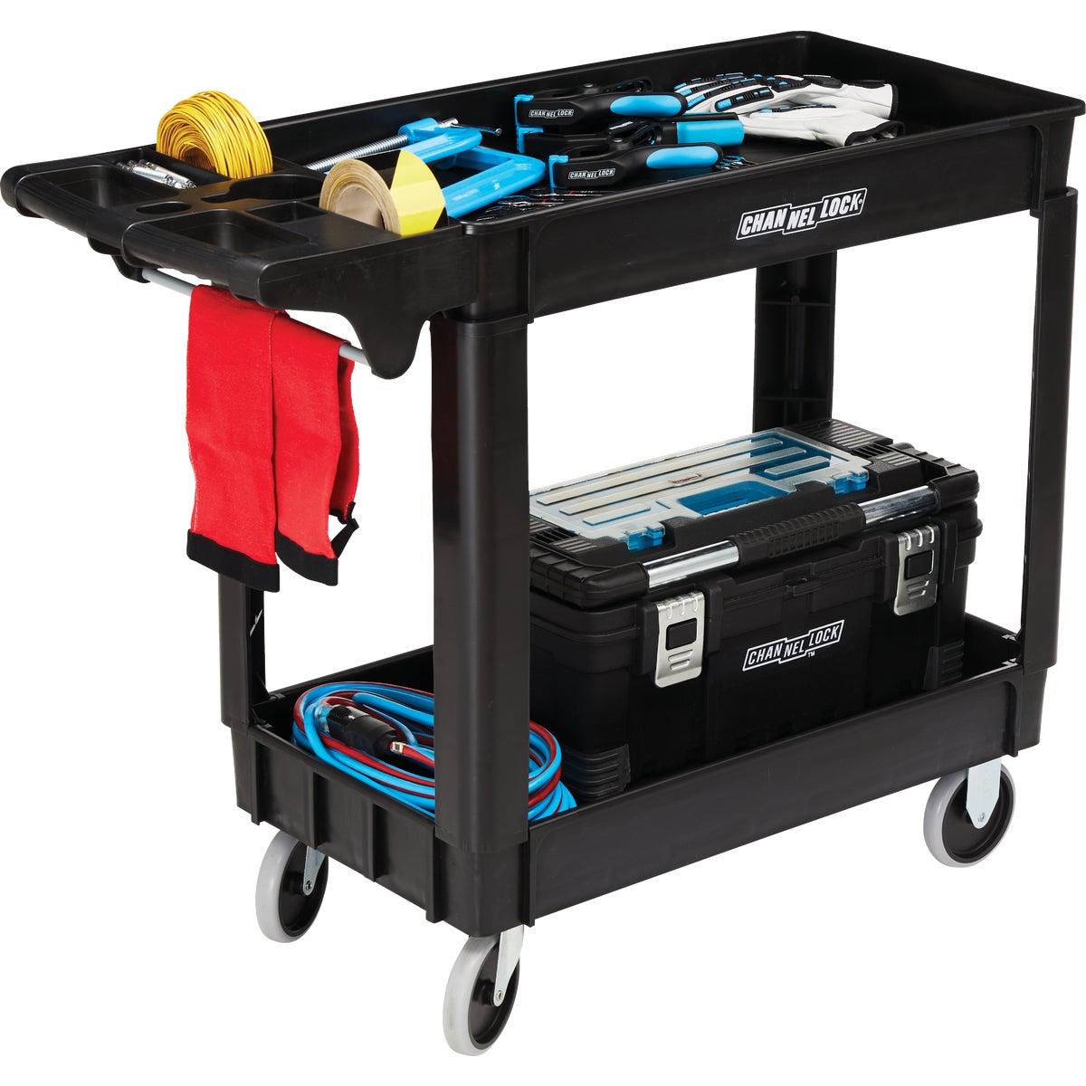Channellock 500 Lb. 2-Shelf Utility Cart Image 4