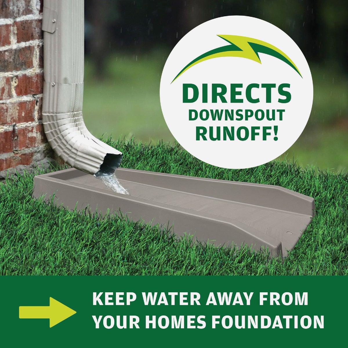 Master Mark 11 In. W. x 2.25 In. H. x 24 In. L. Gray Chevron Splash Block Image 3