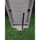 Master Mark 11 In. W. x 2.25 In. H. x 24 In. L. Gray Chevron Splash Block Image 4