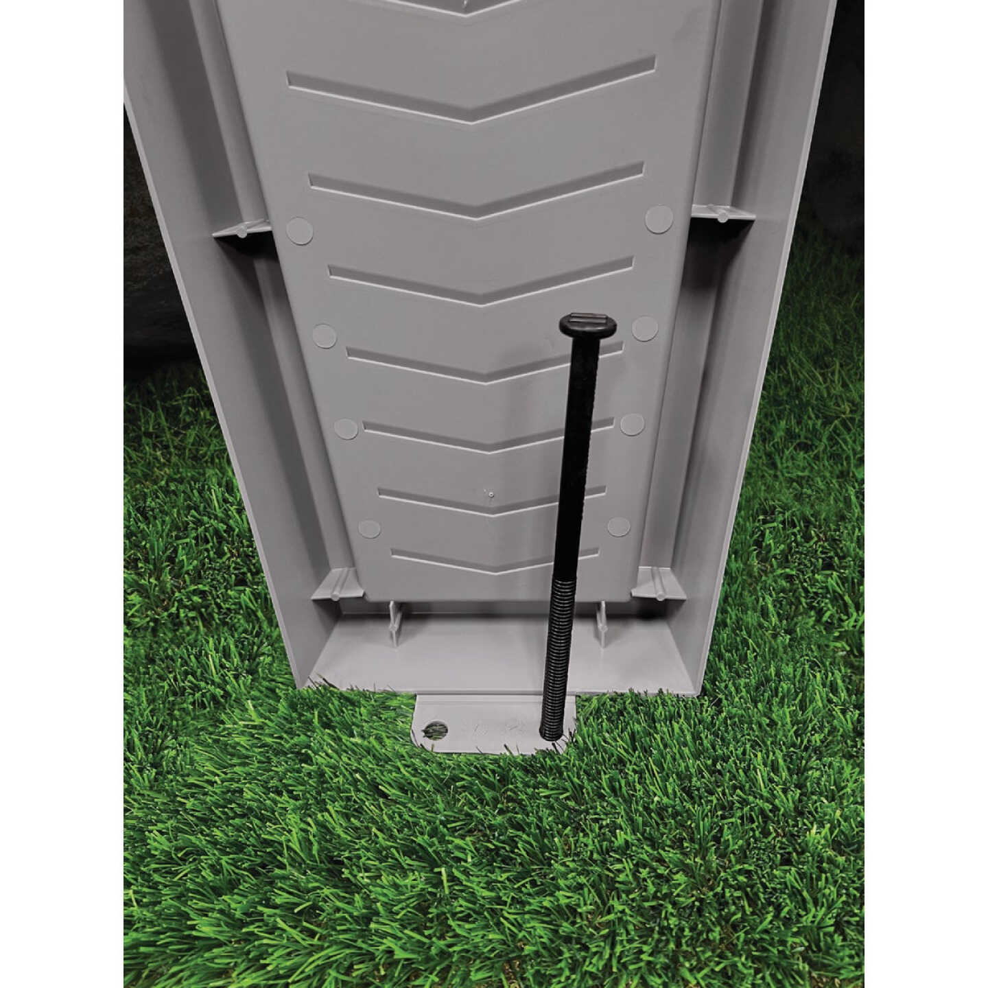 Master Mark 11 In. W. x 2.25 In. H. x 24 In. L. Gray Chevron Splash Block Image 4