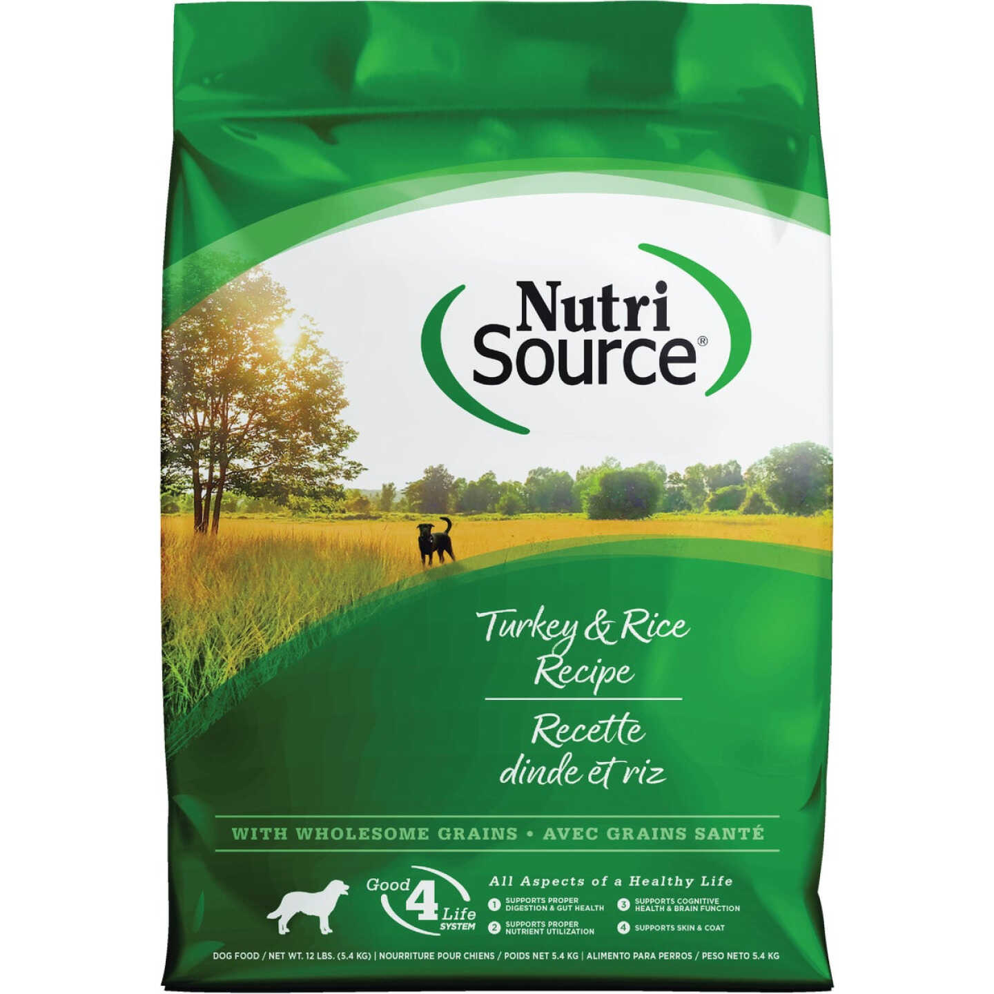 NutriSource 26 Lb. Turkey & Rice Recipe Dog Food Image 1