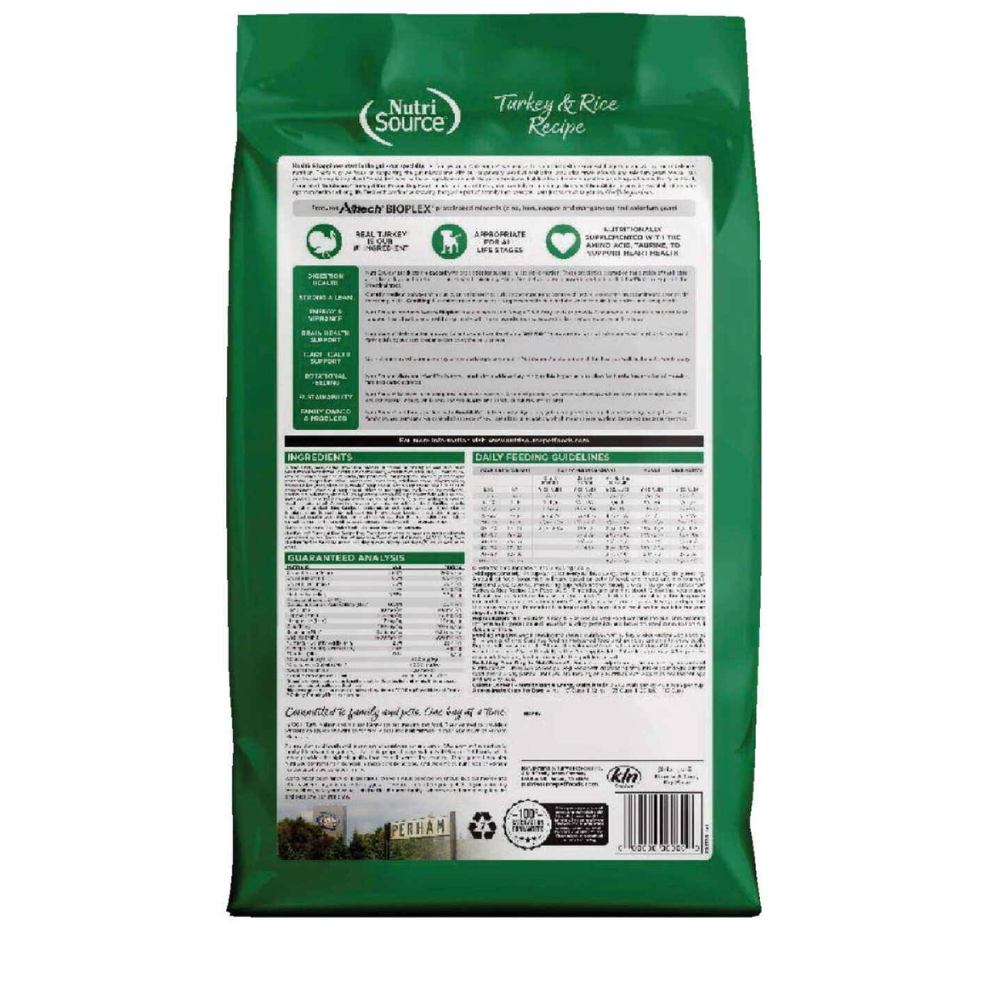 NutriSource 26 Lb. Turkey & Rice Recipe Dog Food Image 7