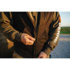 Berne Heartland Men's Medium Bark Sherpa-Lined Washed Duck Vest Image 3