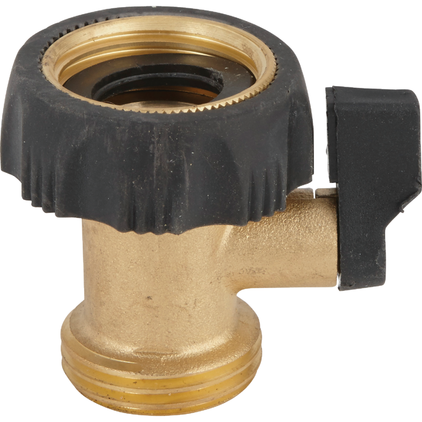 Best Garden Brass Single Hose Shutoff Image 1