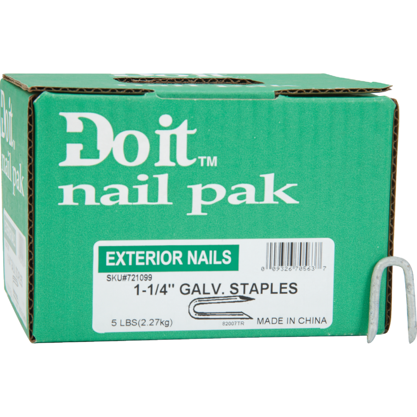 Do it 1-1/4 In. 9 ga Hot Galvanized Fence Staple (435 Ct., 5 Lb.) Image 2