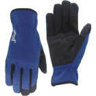 Mud Women's Medium/Large Synthetic Leather True Blue Garden Glove Image 1