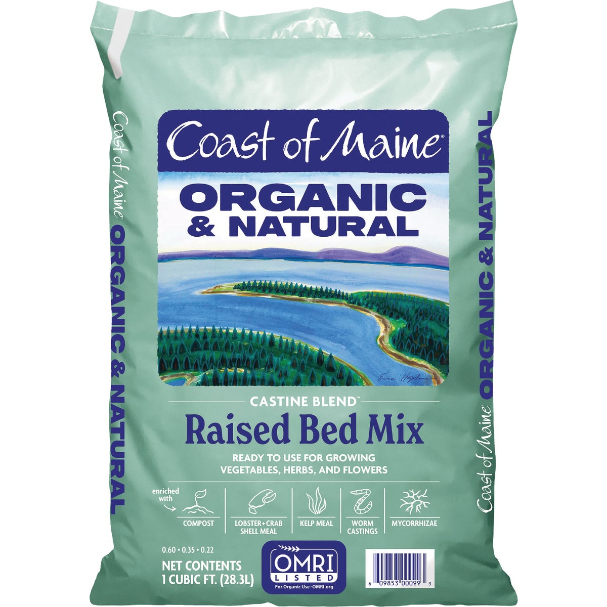Coast of Maine Castine Blend 1 Cu. Ft. Organic Earthworm Raised Bed Mix