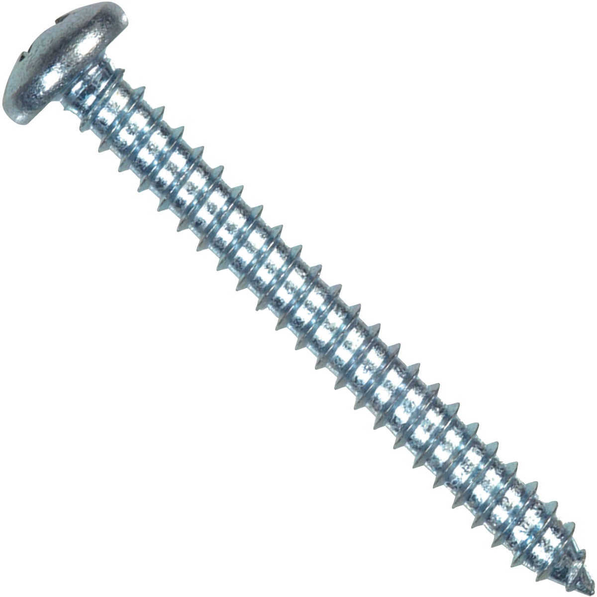 Hillman #8 x 1 In. Phillips Pan Head Zinc Sheet Metal Screw (100 Ct.) Image 1