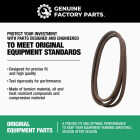 Genuine Factory Parts 38, 42 & 46 In. Deck Drive Belt For 6 & 7-Speed Lawn Tractors Image 6