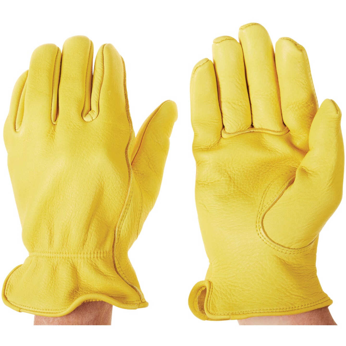 Boss Men's Medium Premium Deerskin Leather Driver Glove Image 3