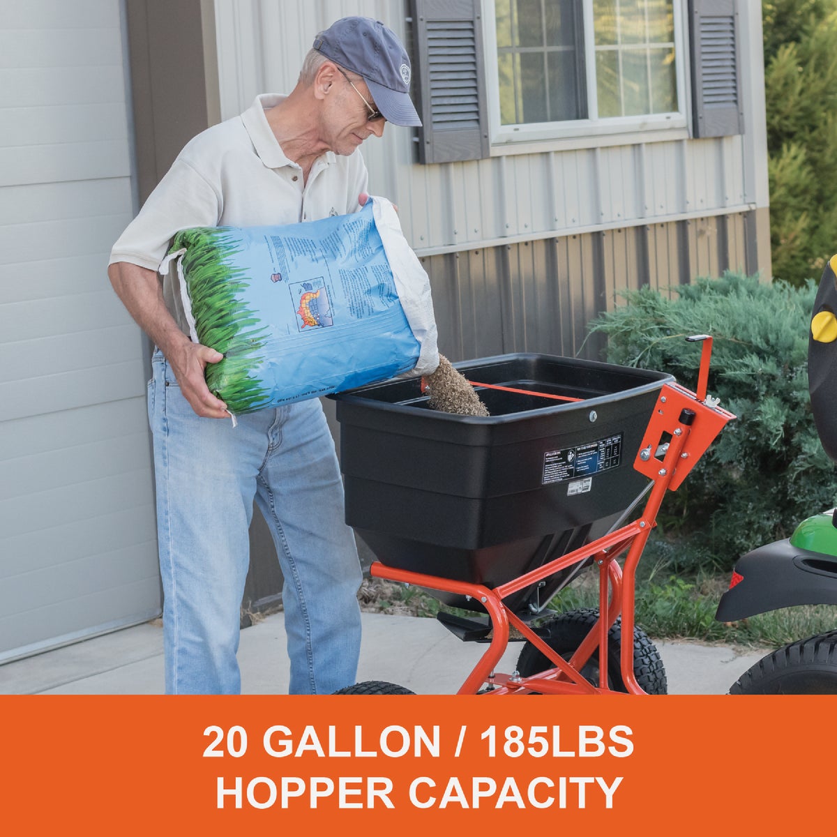 Agri-Fab 185 Lb. Tow-Behind ATV Broadcast Spreader Image 4