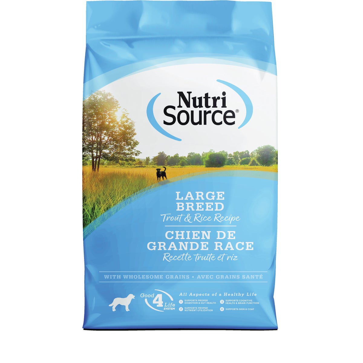 NutriSource 26 Lb. Trout & Rice Recipe Large Breed Dog Food