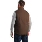 Berne Heartland Men's 2XL Bark Sherpa-Lined Washed Duck Vest Image 6