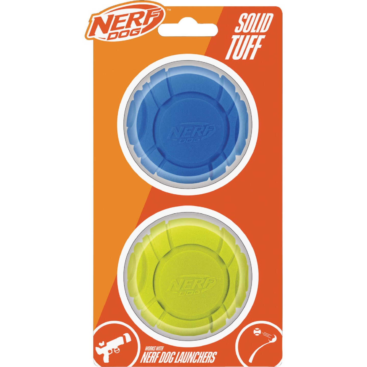 Nerf Dog 2.5 In. Solid Foam Sonic Ball (2-Pack) Image 1