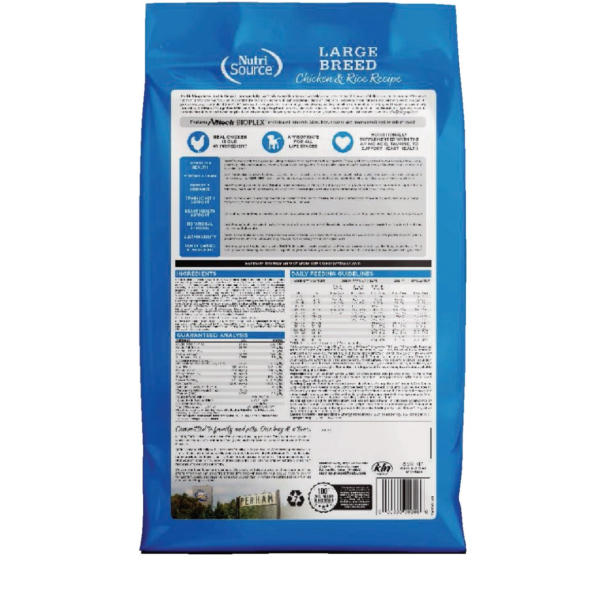 NutriSource 26 Lb. Chicken & Rice Recipe Large Breed Dog Food Image 7