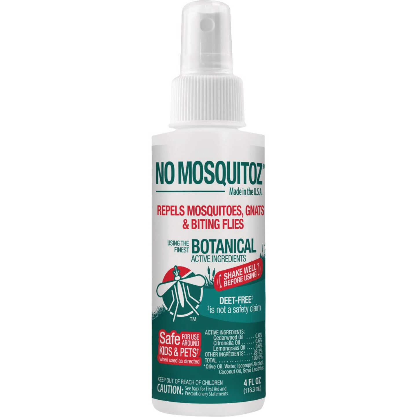 No Mosquitoz 4 Oz. Pump Spray Insect Repellent Image 1