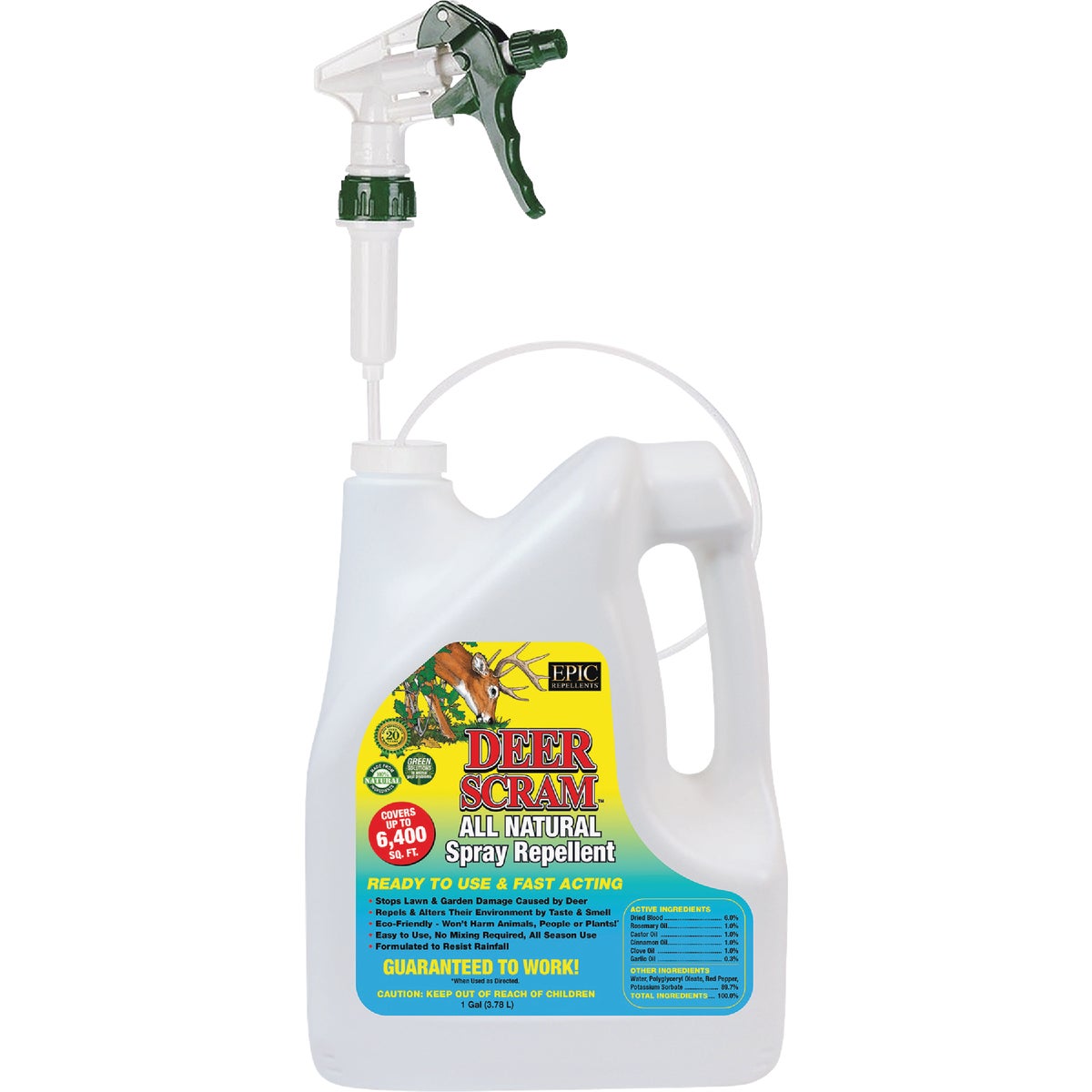 Deer Scram 1 Gal. Ready to Use Trigger Spray Deer Repellent