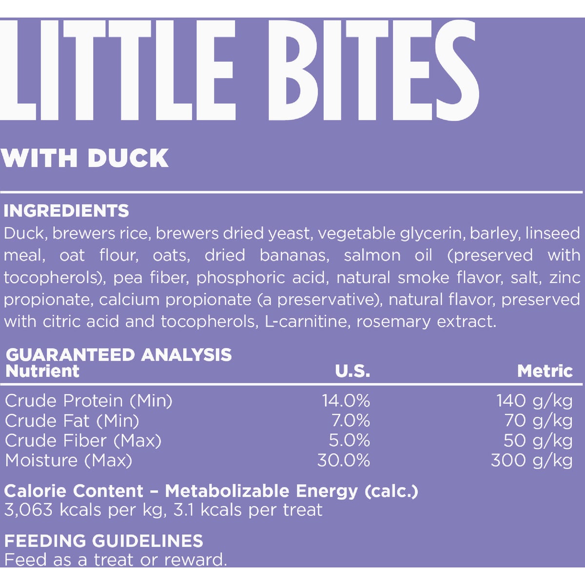 NutriSource Little Bites 6 Oz. Duck Dog Treat Image 3