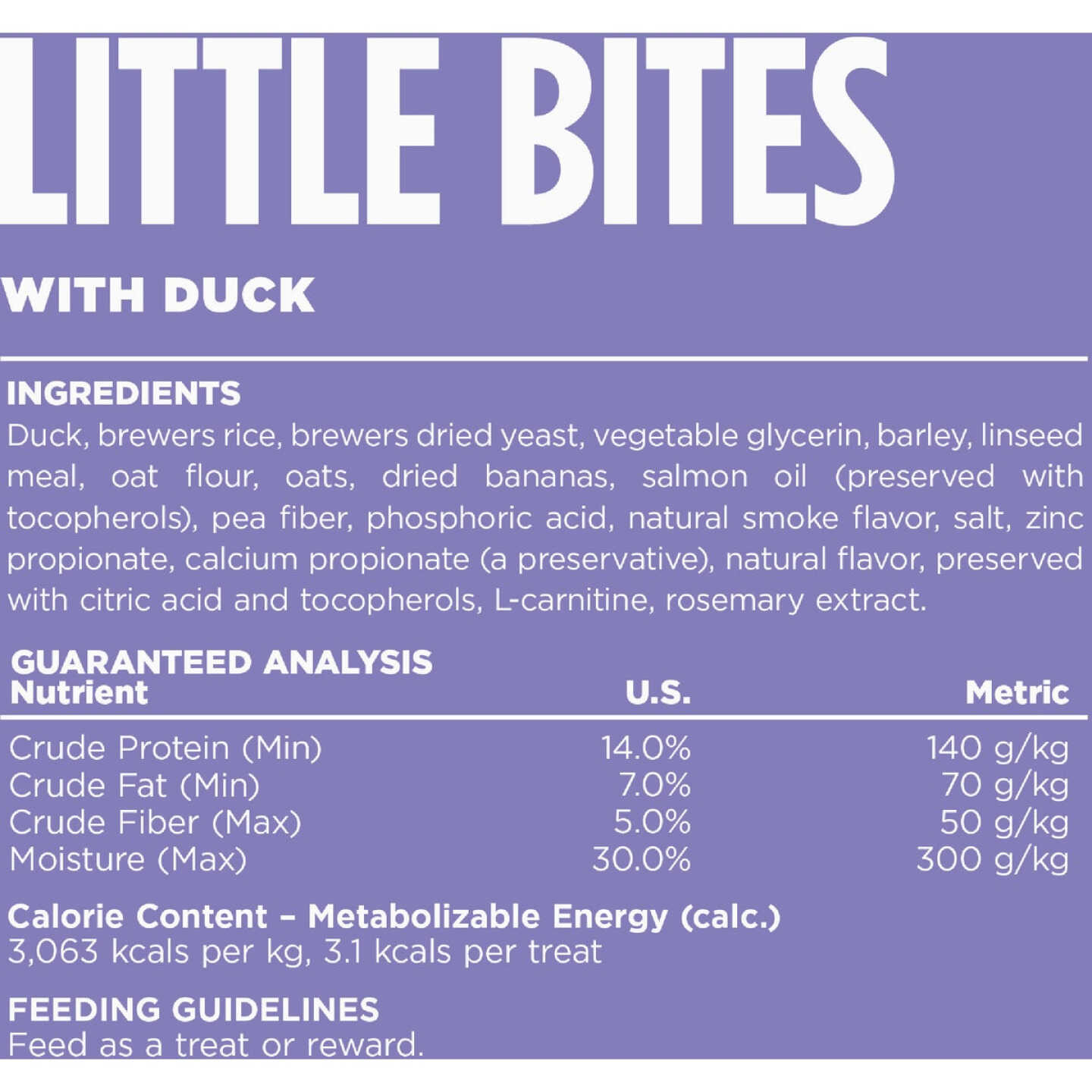 NutriSource Little Bites 6 Oz. Duck Dog Treat Image 3