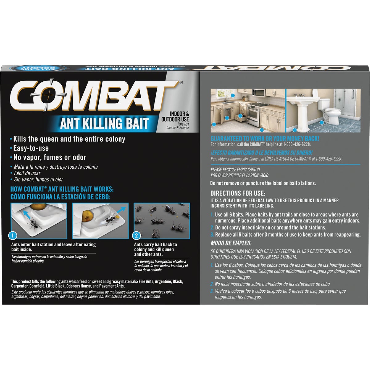 Combat Source Kill 0.21 Oz. Solid Ant Bait Station (6-Pack) Image 7