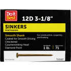 Do it 12d x 3-1/8 In. 10 ga Coated Sinker Framing Nails (81 Ct., 1 Lb.) Image 1