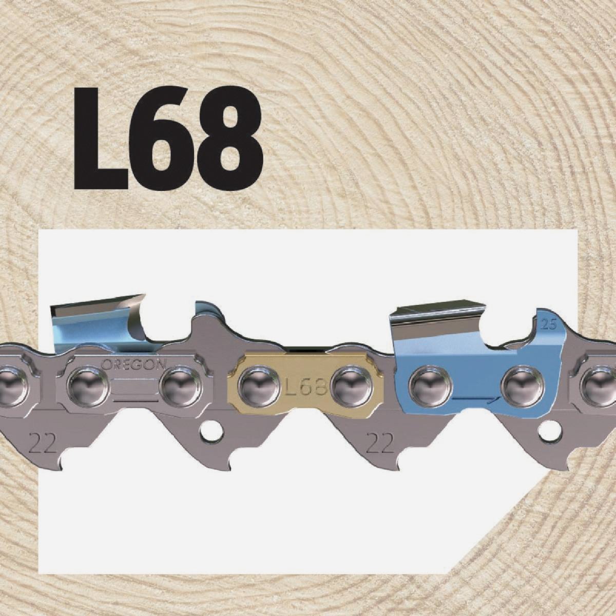 Oregon L68 ControlCut Chainsaw Chain for 18 in. Bar - 68 Drive Links - fits Several Stihl models Image 4