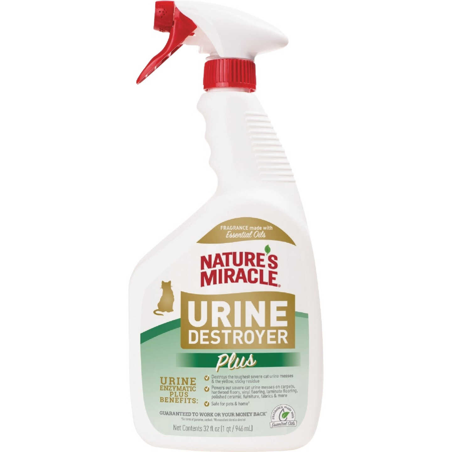 Nature's Miracle 32 Oz. Ready To Use Cat Urine Destroyer Plus Image 1