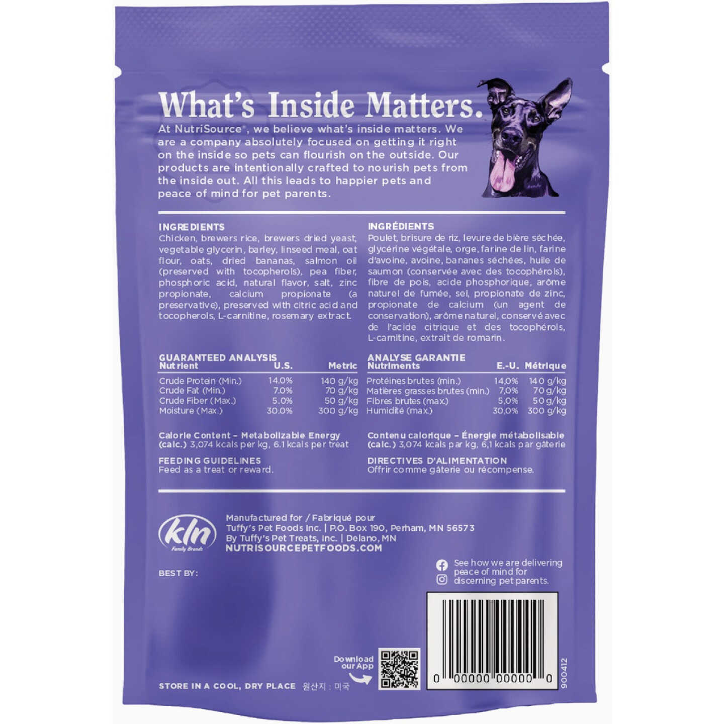 NutriSource Big Bites 14 Oz. Chicken Dog Treat Image 2