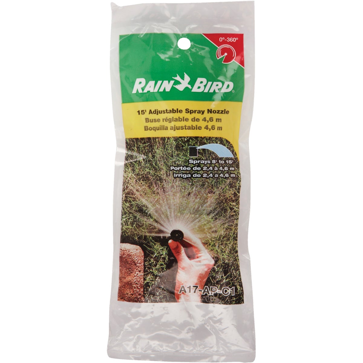 Rain Bird Adjustable Up to 330 Deg. Plastic Shrub Head Image 2