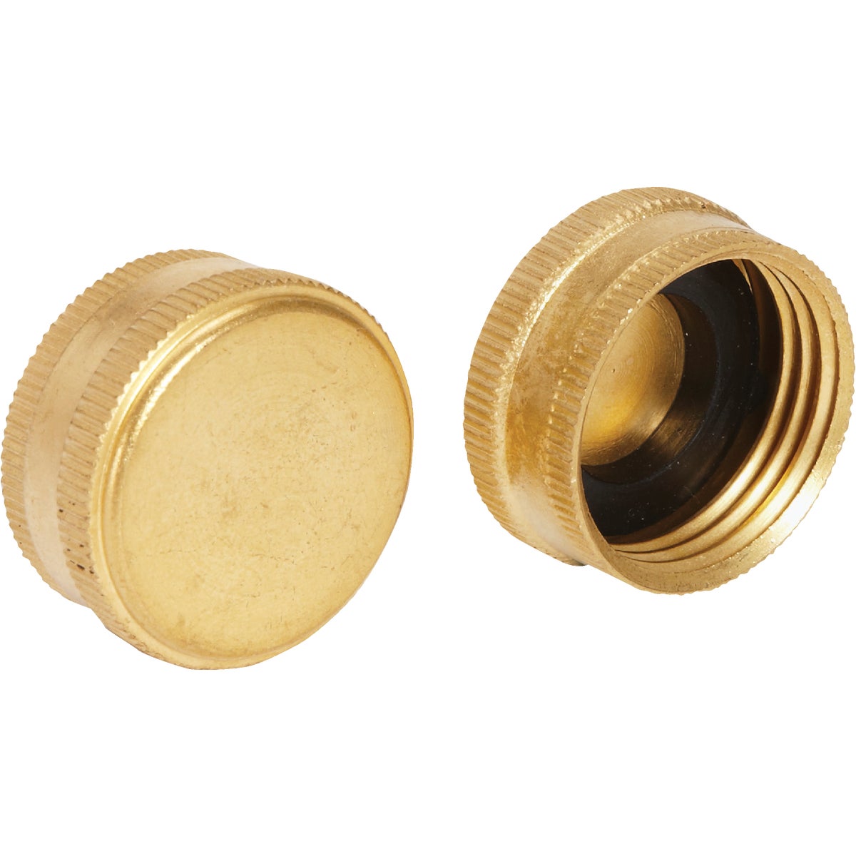 Best Garden Brass 5/8 In. Hose End Cap (2-Pack) Image 4