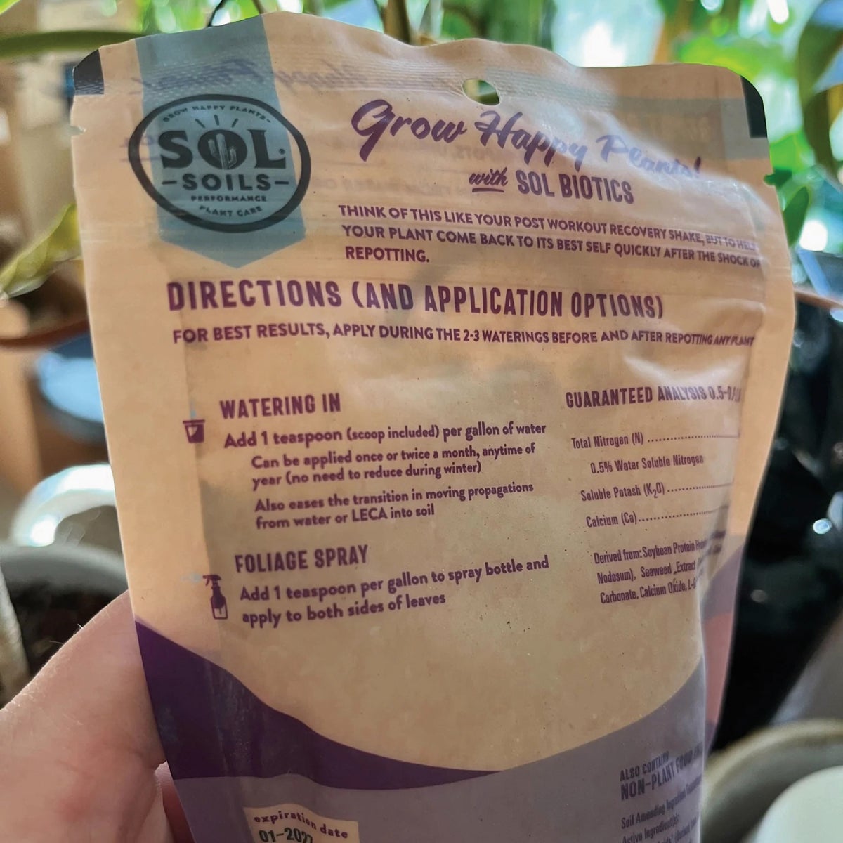 Sol Soils  0.4 Lb. Repot Recovery Image 2