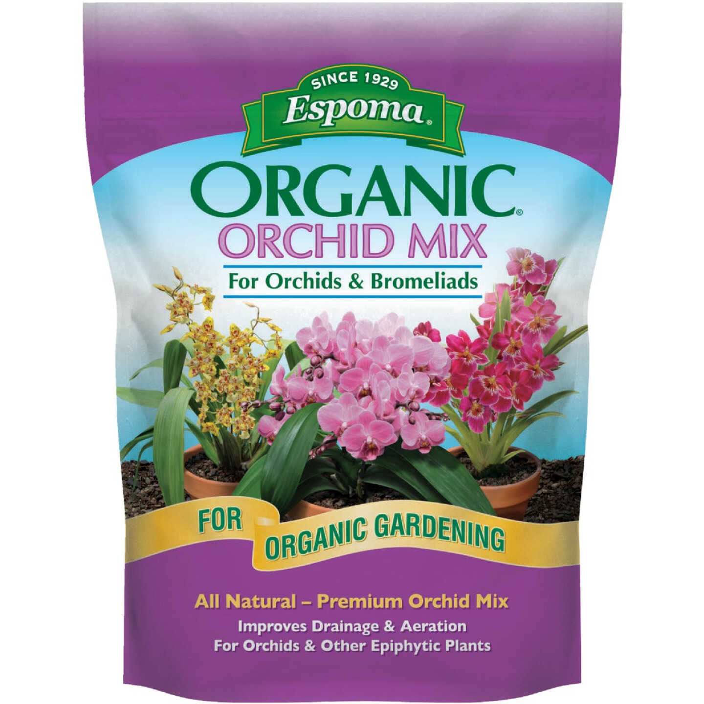 Espoma Organic 4 Qt. 2.8 Lb. Orchid Premium Potting Soil Mix Image 1