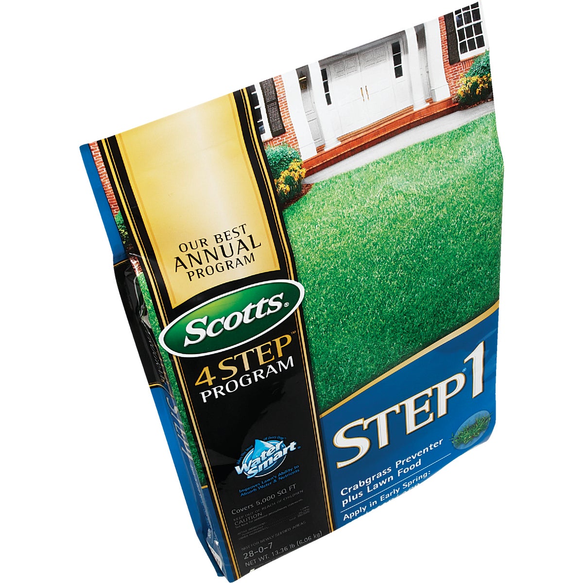 Scotts 4 Step Program Step 1 13.46 Lb. 5000 Sq. Ft. Crabgrass Preventer Plus Lawn Food Image 9