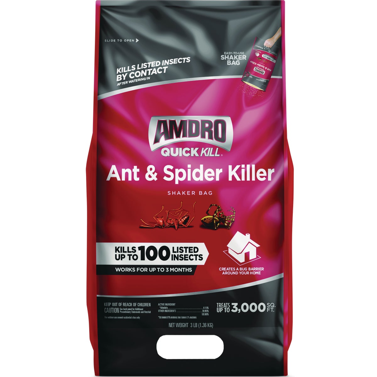 Amdro Quick Kill 3 Lb. Ready to Use Granules Ant & Spider Killer Image 2
