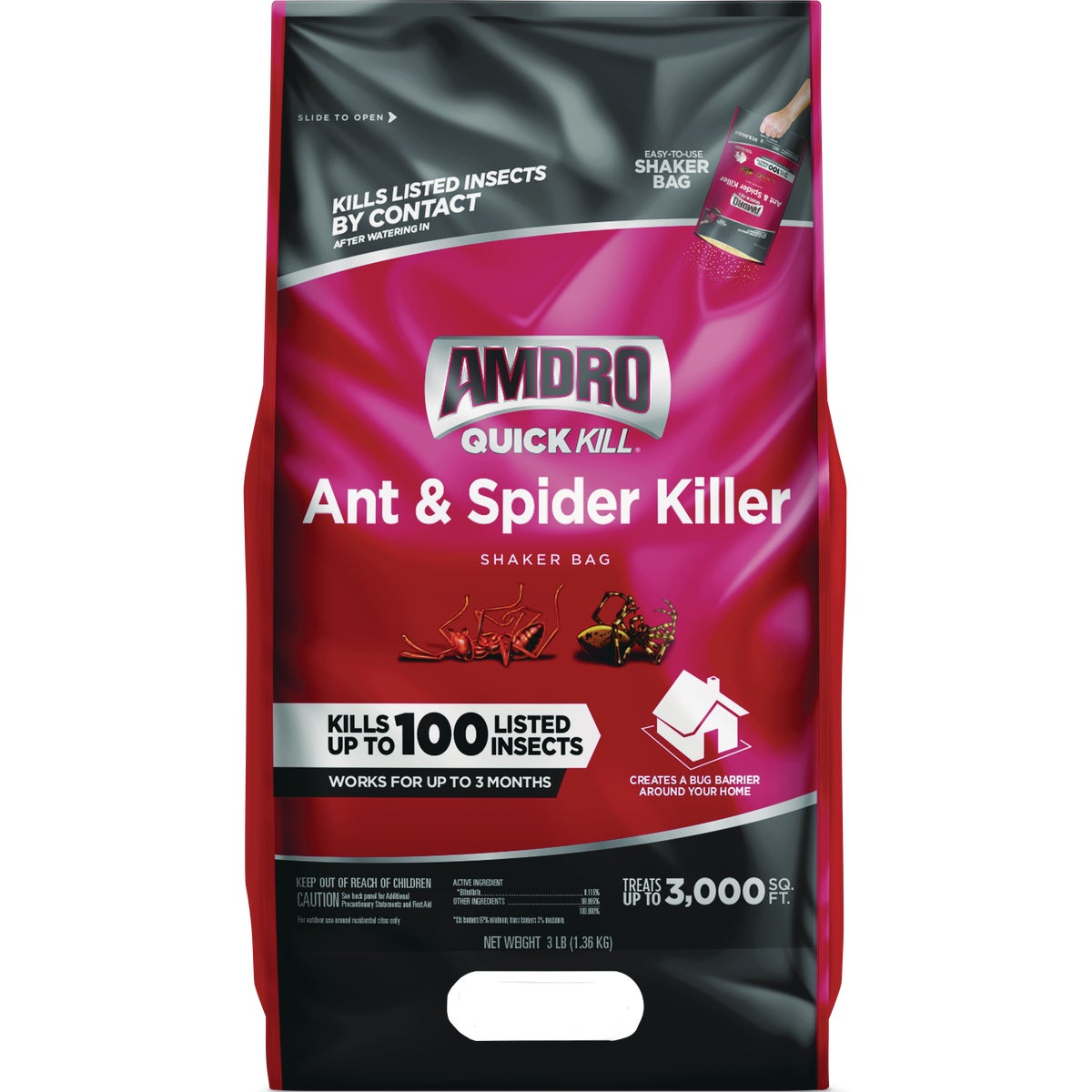 Amdro Quick Kill 3 Lb. Ready to Use Granules Ant & Spider Killer
