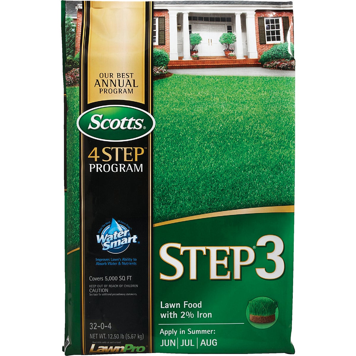 Scotts 4 Step Program Step 3 12.60 Lb. 5000 Sq. Ft. Lawn Fertilizer with 2% Iron Image 4