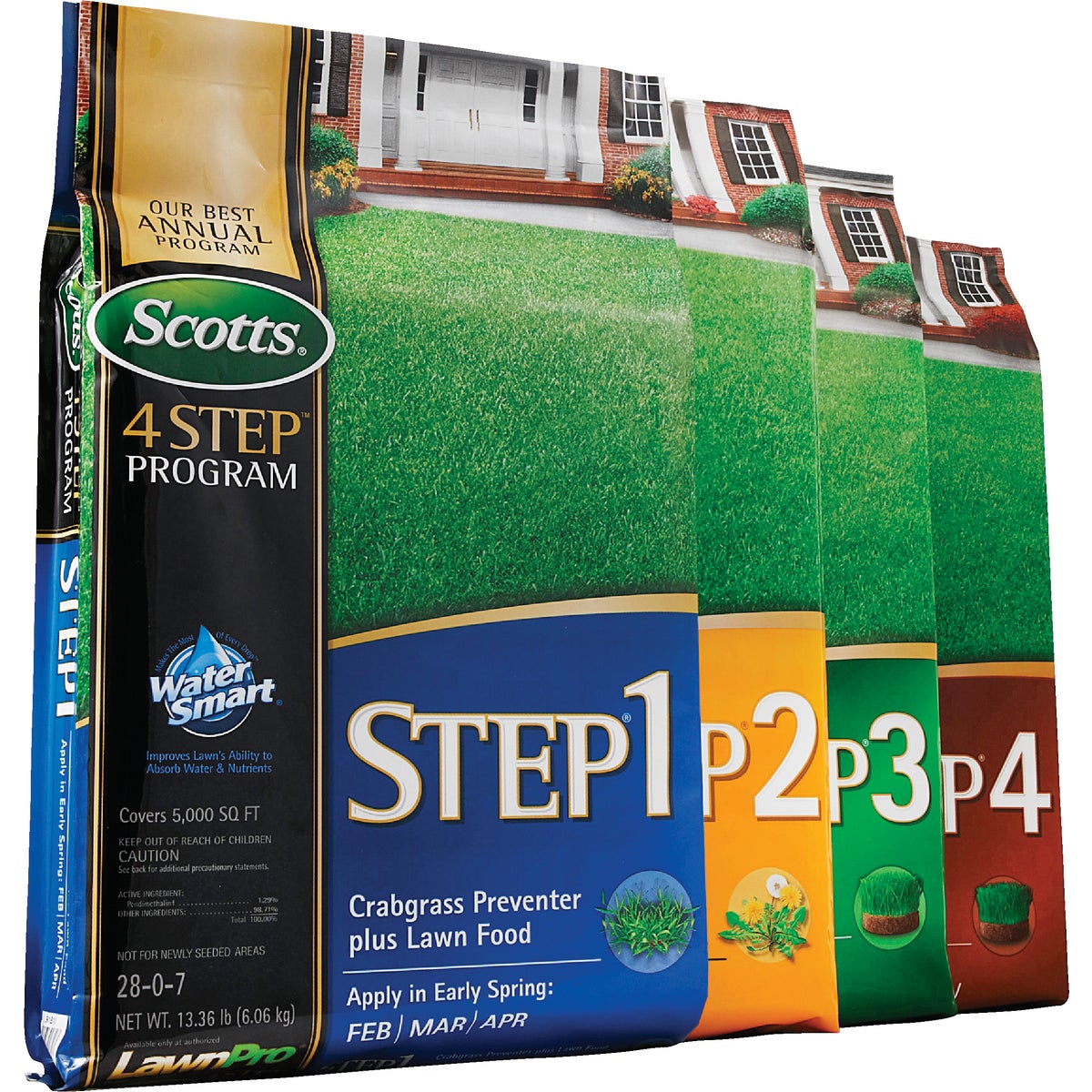Scotts 4 Step Program Step 4 12.50 Lb. 5000 Sq. Ft. Fall Lawn Food Image 4
