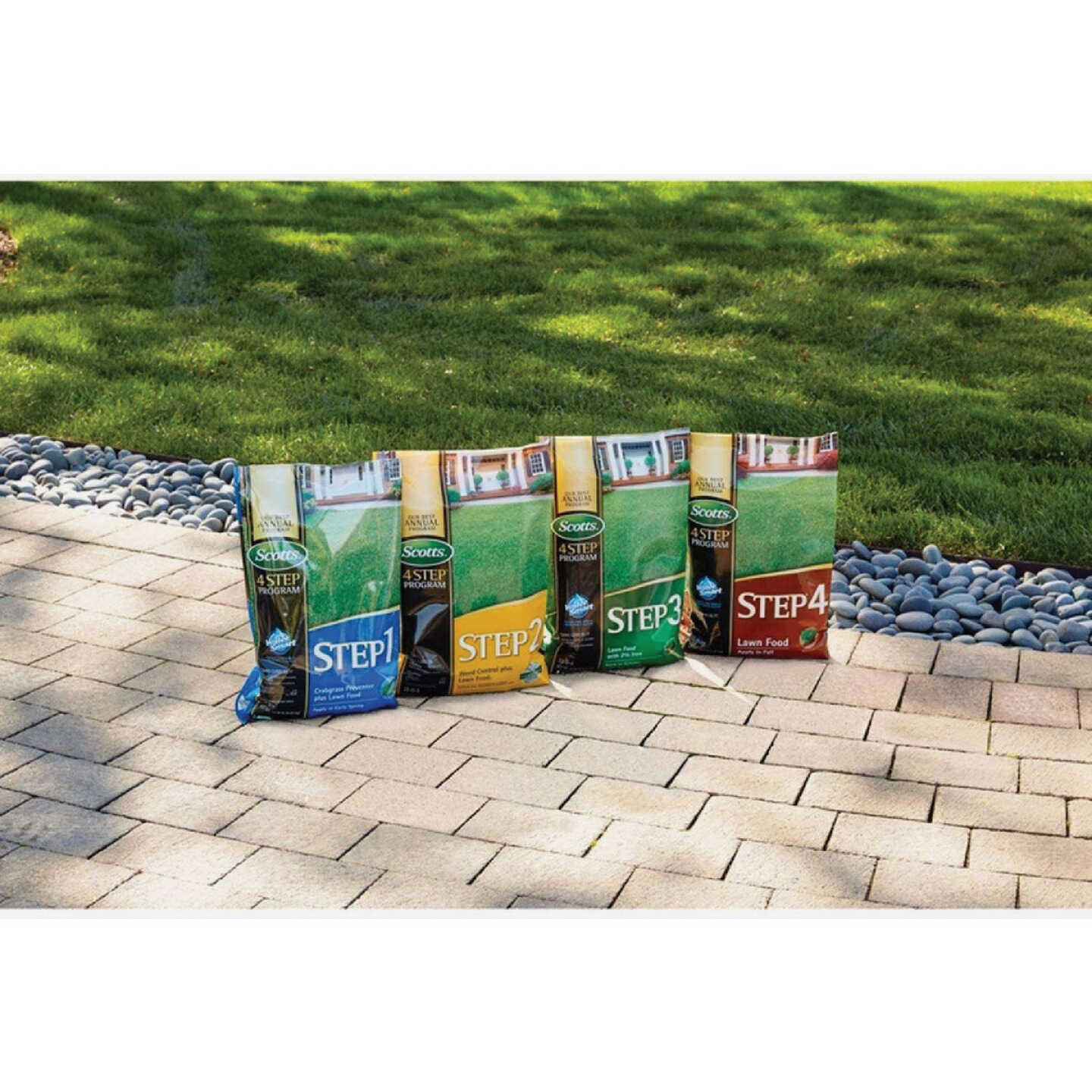 Scotts 4 Step Program Step 1 21.62 Lb. 5000 Sq. Ft. Starter Lawn Food with Weed Preventer Image 4