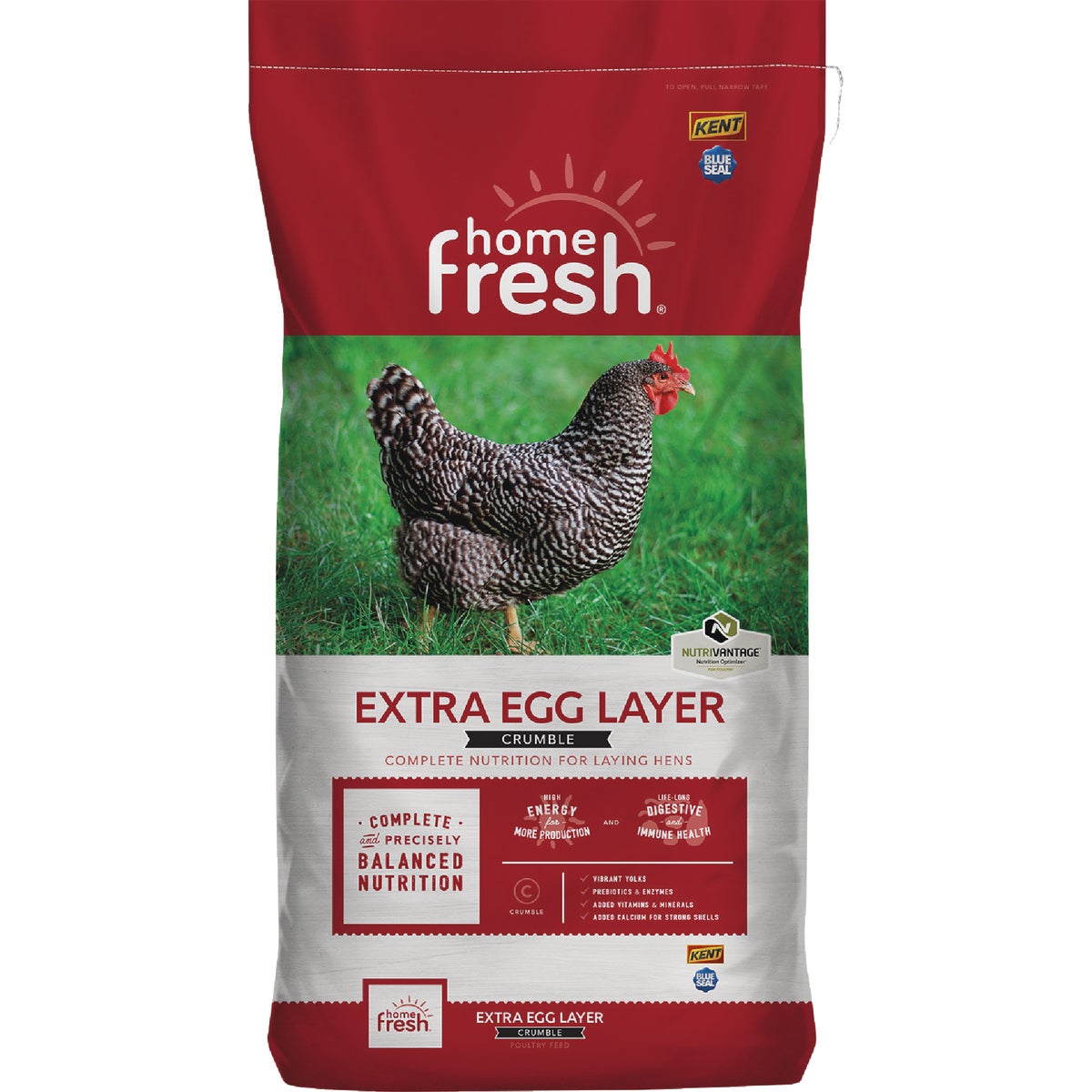 Kent Home Fresh Extra Egg Layer 50 Lb. Crumble Feed