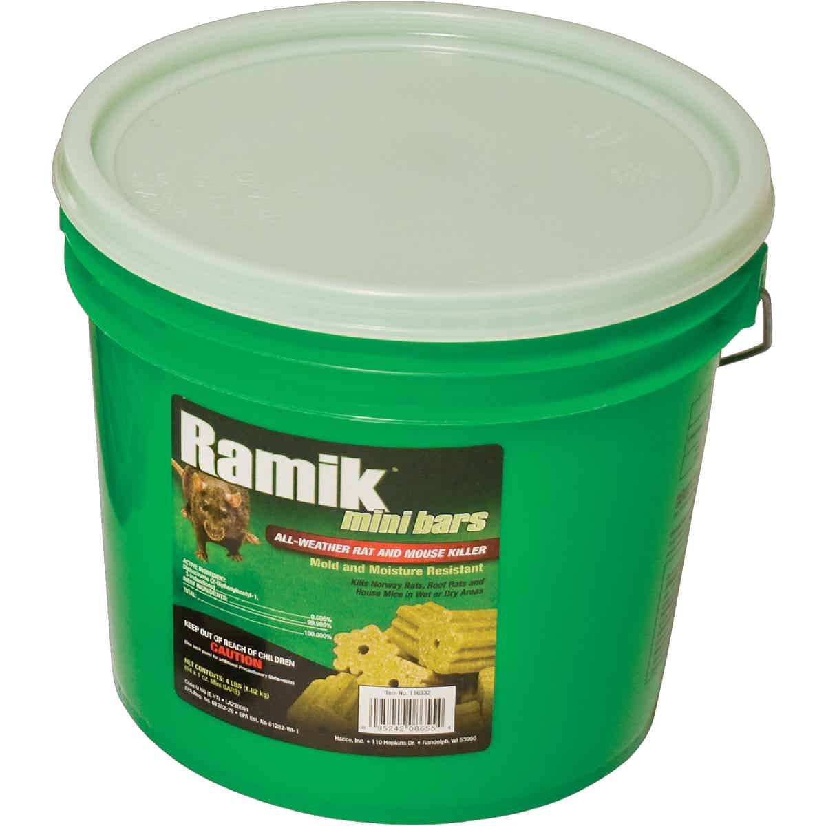 Ramik Bar Rat And Mouse Poison (64 per Pail) Image 2