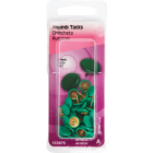 Hillman Anchor Wire Green 23/64 In. x 15/64 In. Thumb Tack (40-Count) Image 2