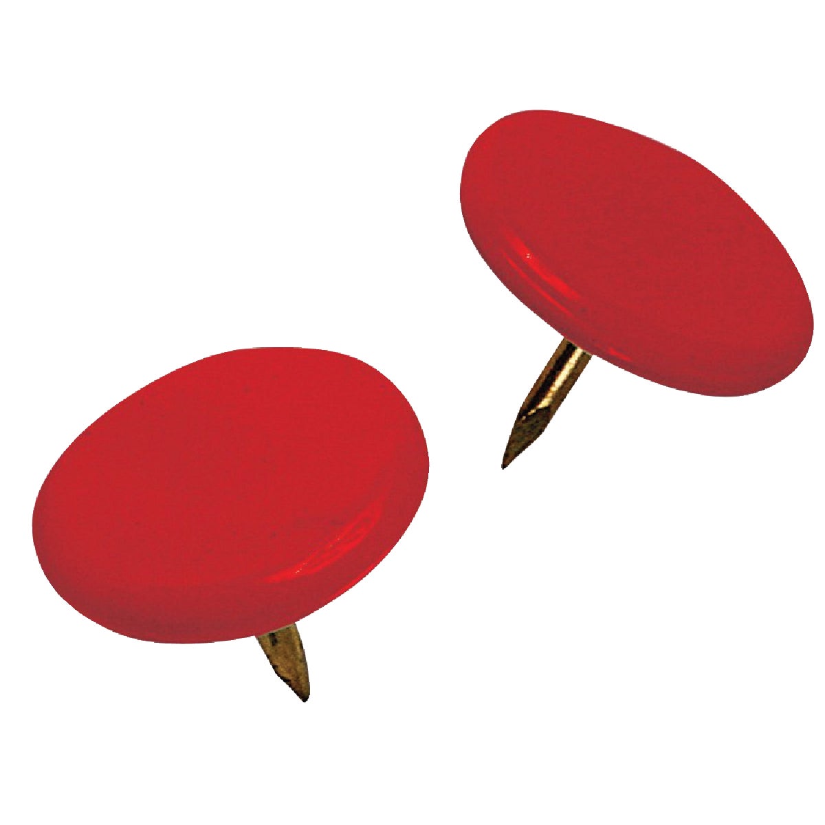 Hillman Anchor Wire Red 23/64 In. x 15/64 In. Thumb Tack (40-Count) Image 4