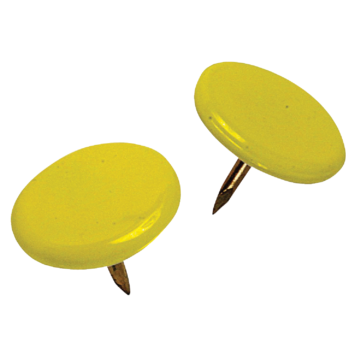 Hillman Anchor Wire Yellow 23/64 In. x 15/64 In. Thumb Tack (40-Count) Image 4