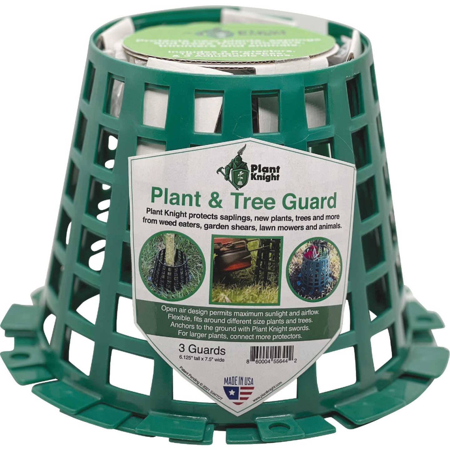 Plant Knight Green Protective Plant Cage (3-Pack) Image 1