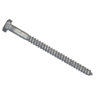 Hillman 1/4 In. x 3 In. Galvanized Hex Lag Screw (100 Ct.) Image 1