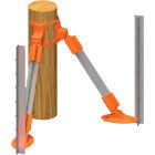 Dare Wood Post Corner Brace Kit Image 1
