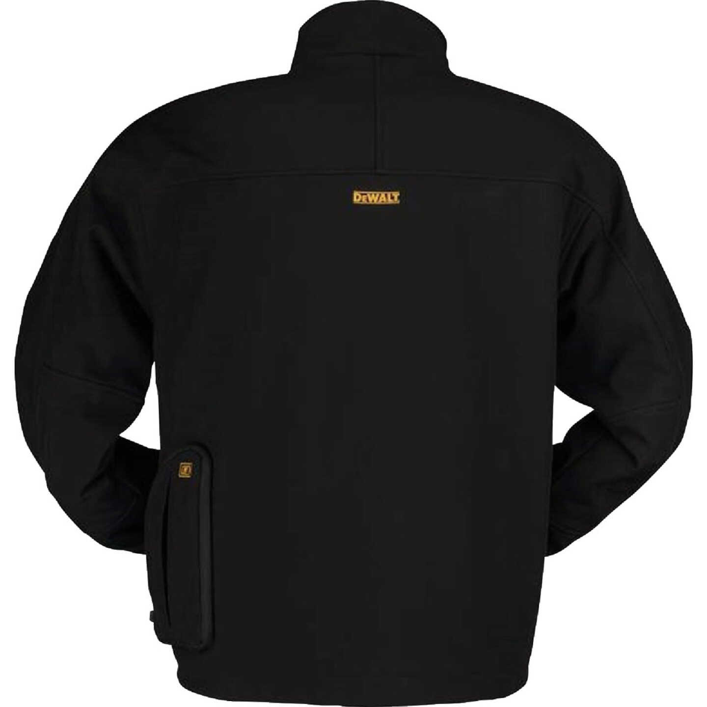 DEWALT Men's Black Soft Shell Heated Jacket Kit, L Image 3