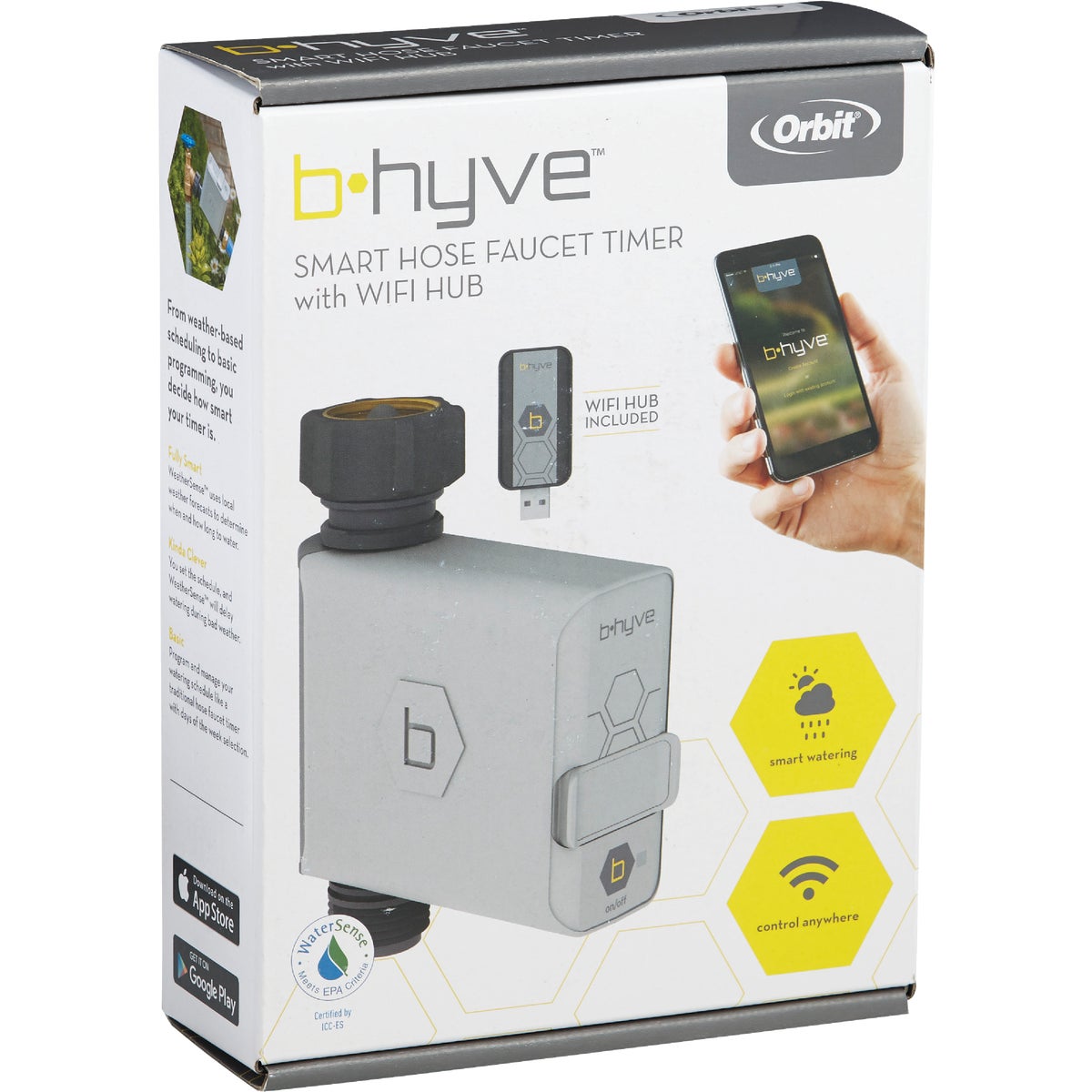 Orbit B-Hyve Gen 2 Smart 1-Outlet Hose Faucet Irrigation Controller with Wi-Fi Hub Image 5
